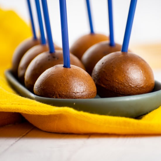 Naked Chocolate Cake Pops