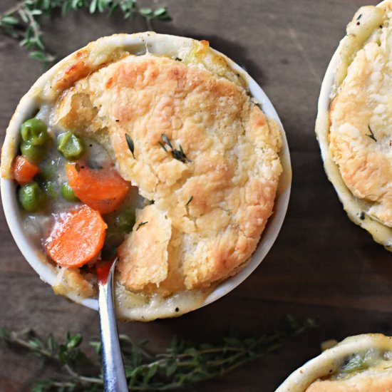 Homemade Mini Chicken Pot Pies