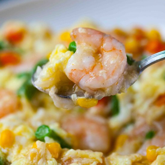 SCRAMBLED EGG & SHRIMP