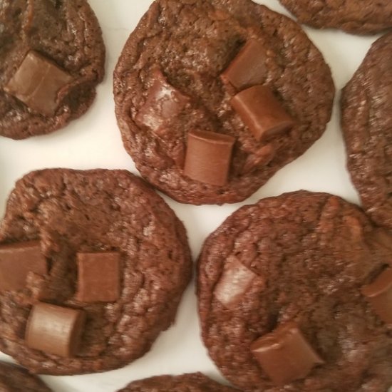 Triple Chocolate Brownie Cookies