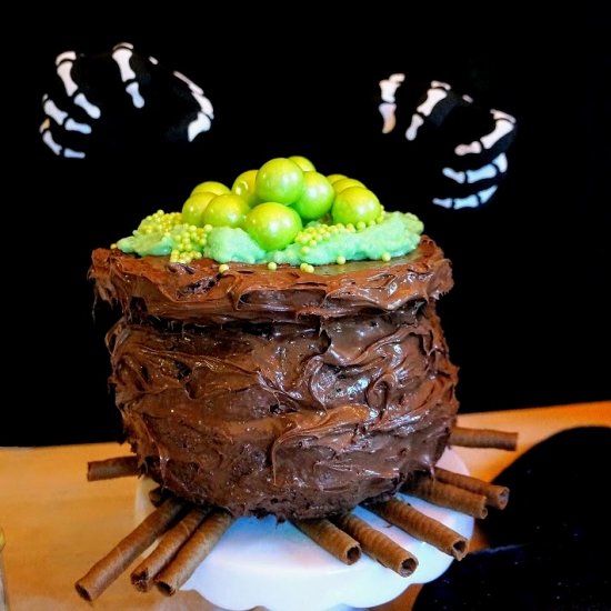 Cauldron Cake, a Chocolate Treat fo