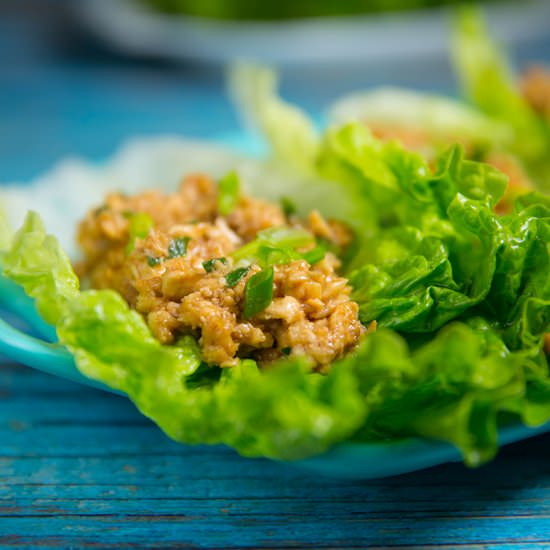 CHICKEN LETTUCE WRAPS