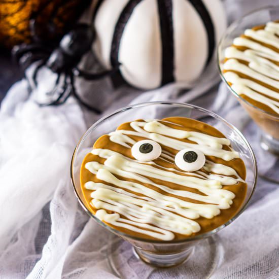 Mummy Pudding Cups