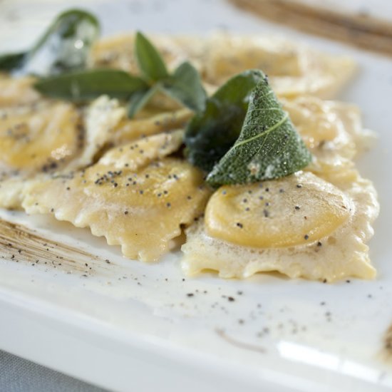 Pumpkin and Ricotta Ravioli