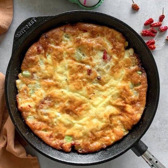 Spicy Bacon Frittata