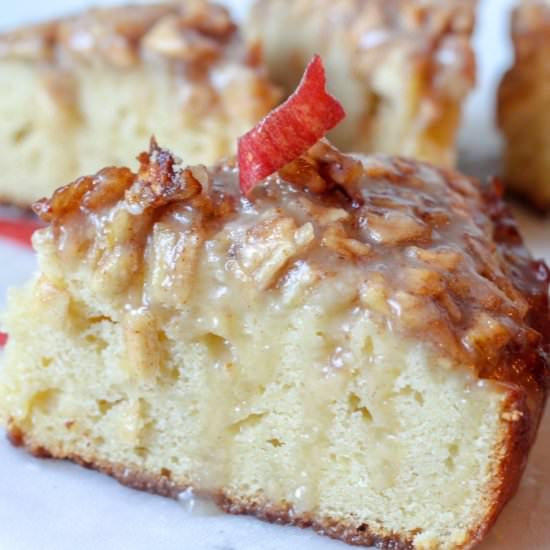 Apple Cider Cake With vanilla Sauce