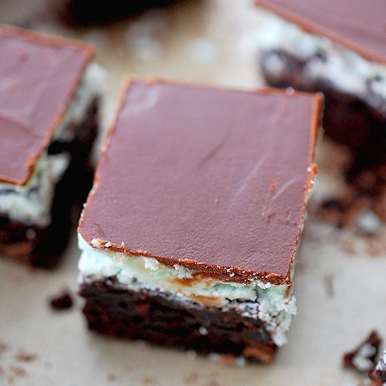 Chocolate mint brownies