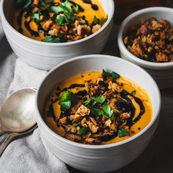 Spiced Butternut Squash Soup