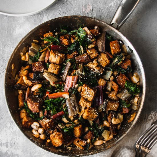 Swiss Chard & Sourdough Pane Cotto