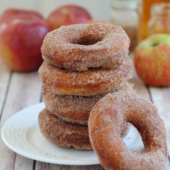 Yeasted Apple Cider Donuts