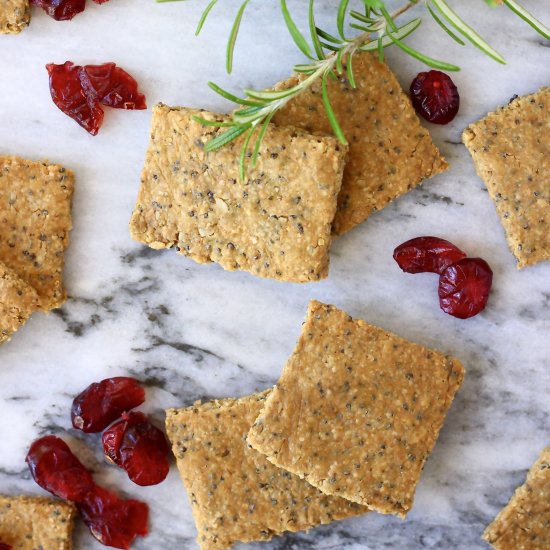 Gluten-Free Vegan Crackers