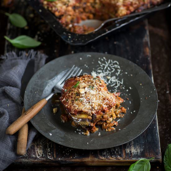 Aubergine Parmigiana