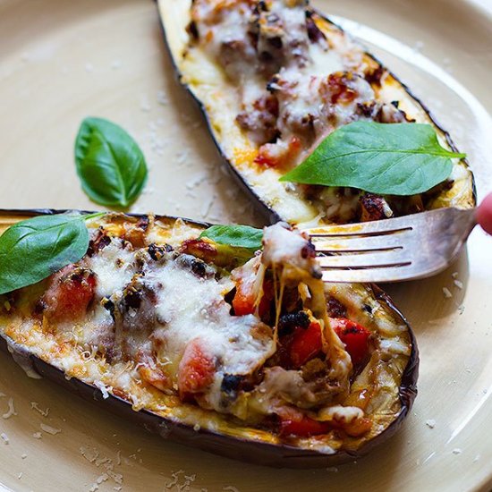 Stuffed Eggplant Parmesan