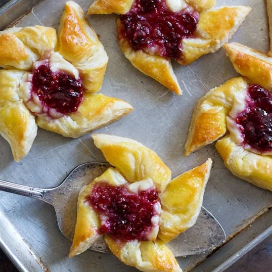 Easy Raspberry Danish