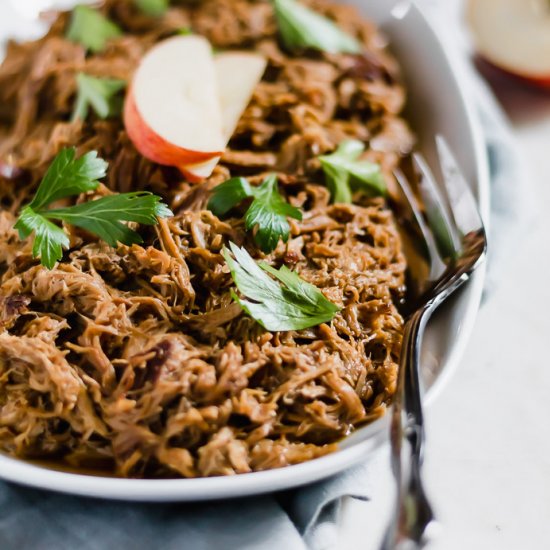 Spiced Apple Cider Pulled Pork