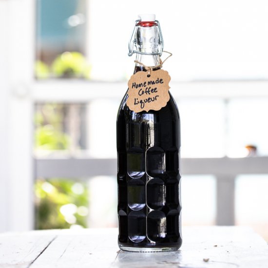 Homemade Coffee Liqueur