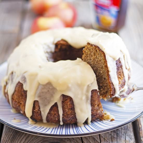 Whole Wheat Maple Apple Bundt Cake