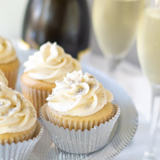 Gluten-Free Champagne Cupcakes