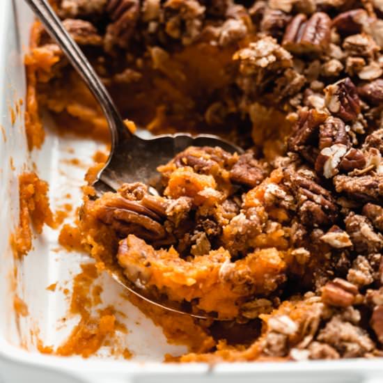 Vegan Sweet Potato Casserole