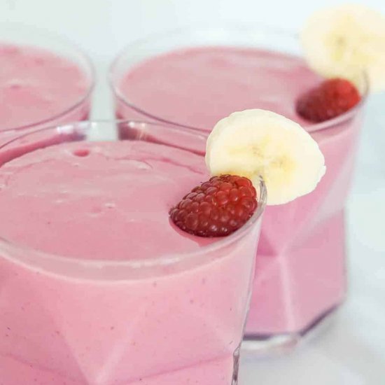 Raspberry Banana Smoothie