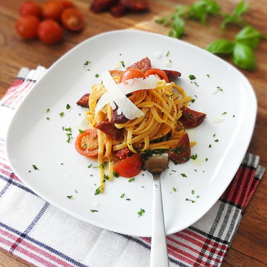 Spanish Chorizo Pasta