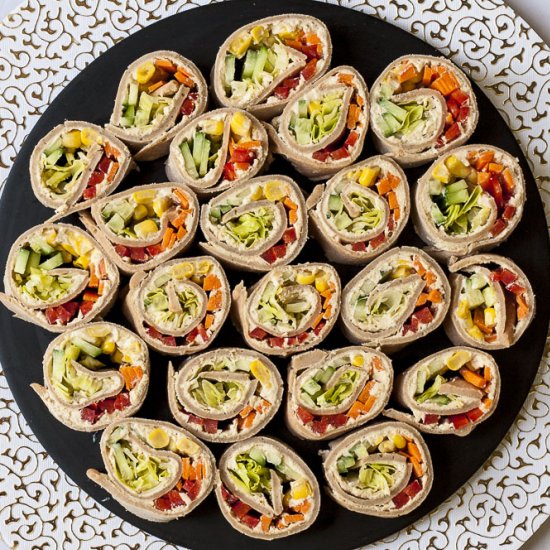 Veggie Pinwheels (Vegan / GF)