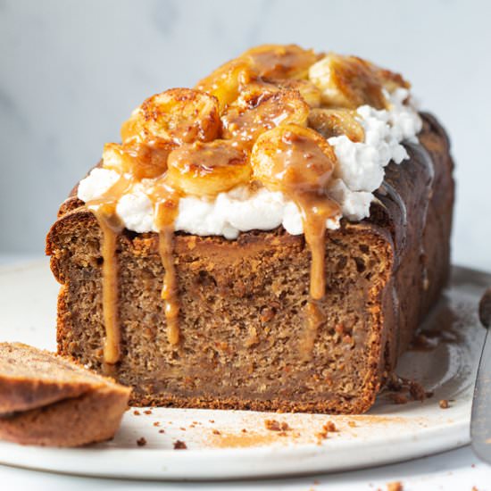 Peanut butter banana bread (V,GF)