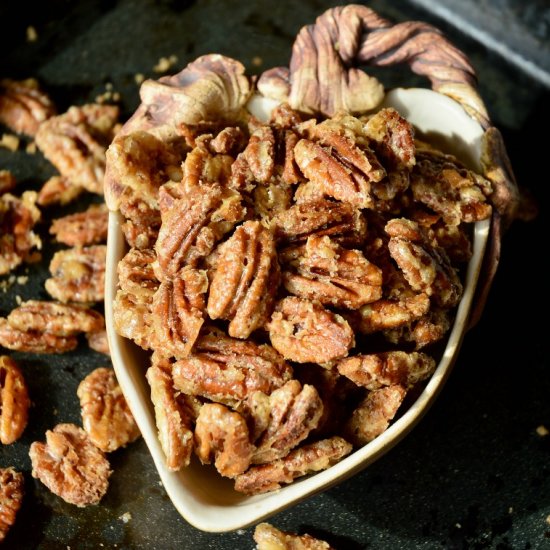 Maple Glazed Pecans