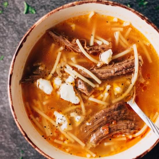 Healing Greek Goat Soup