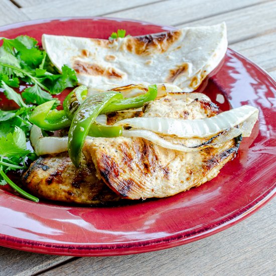 Tasty Mexican Chicken Fajitas