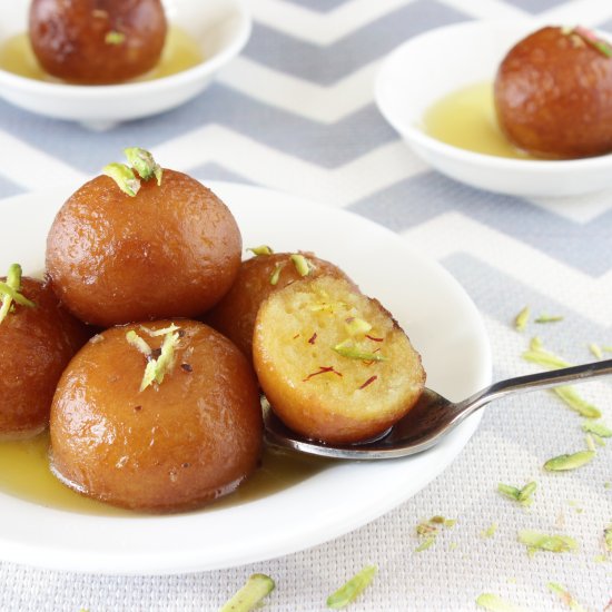 Gulab Jamun Recipe with Milk Powder