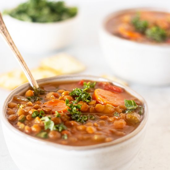 Slow Cooker Lentil Soup