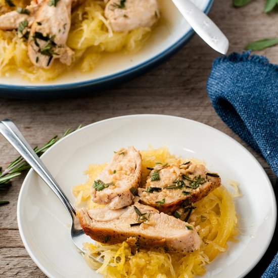 Spaghetti Squash with Chicken