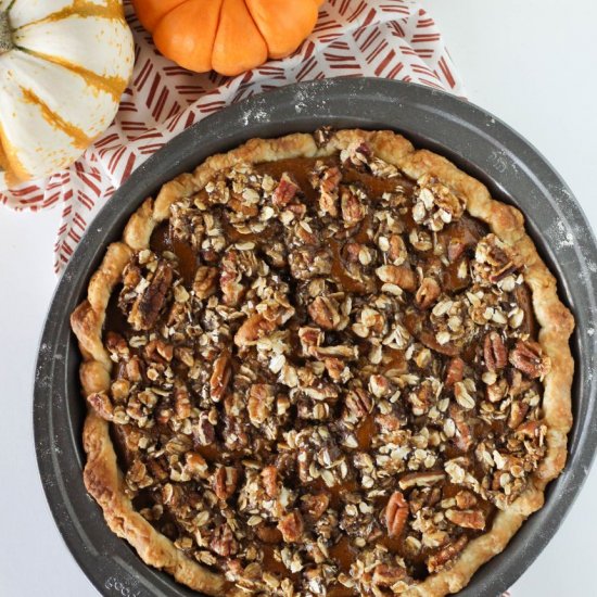 Pumpkin Pecan Pie