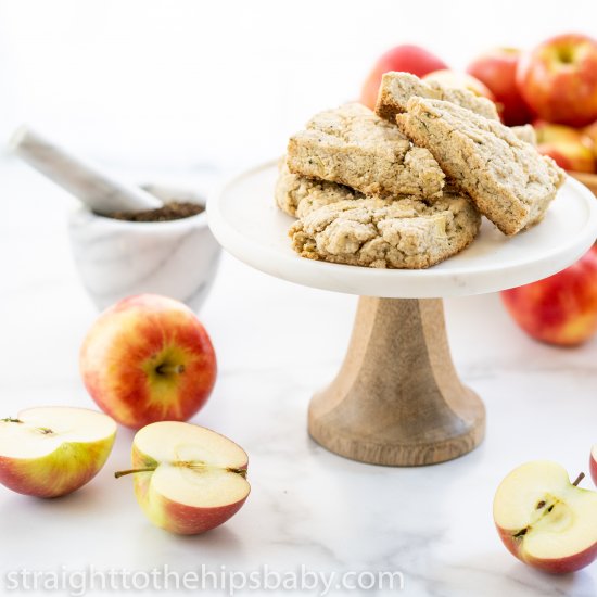 Apple Chai Sourdough Scones