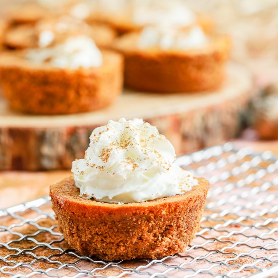 Mini Pumpkin Cheesecakes