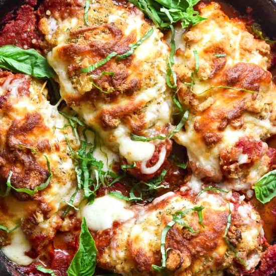 Stuffed Chicken Parmesan