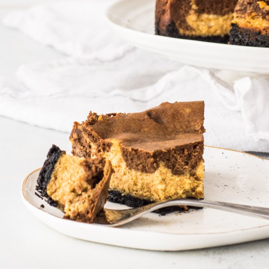 Chocolate Pumpkin Cheesecake