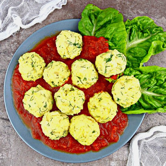 Meatballs with cauliflower