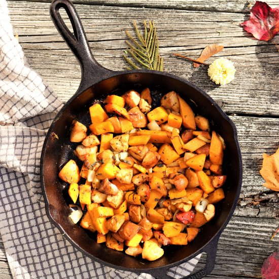 Roasted Chestnut Crabapple & Squash