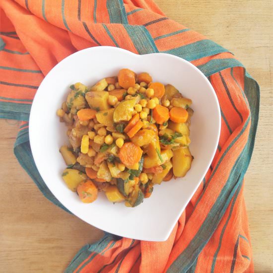 Potato Chickpea Curry