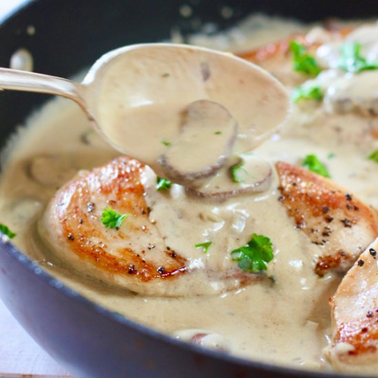 Chicken in Mustard Cream Sauce