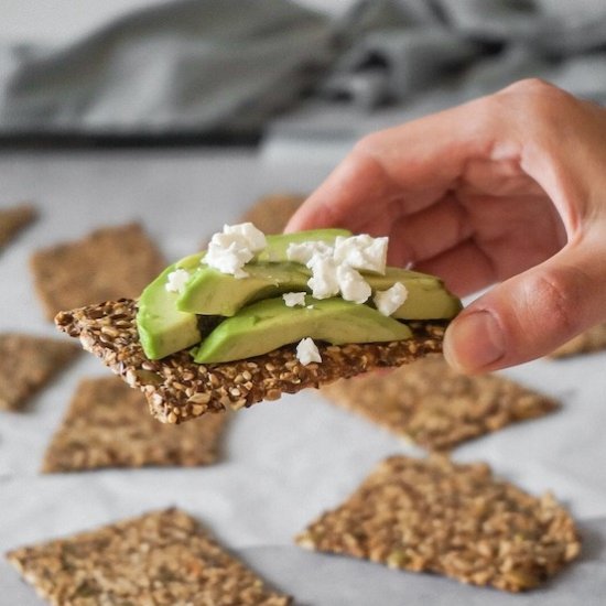 Keto Seed Crackers