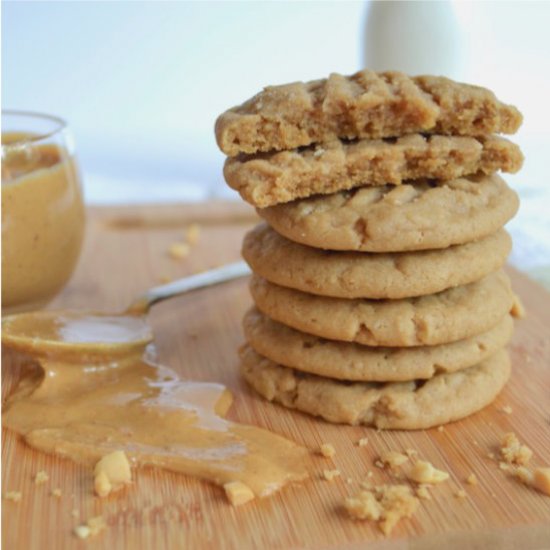 Chewy, Peanut Buttery, PB Cookies