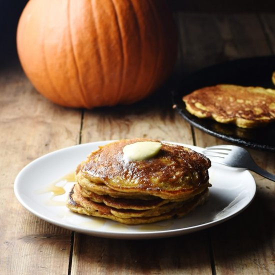 Healthy Pumpkin Pancakes