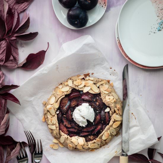 Vegan Plum Galette