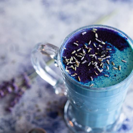 ‘Blue Moon’ Latte