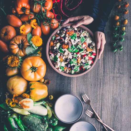 Mediterranean Farro Salad