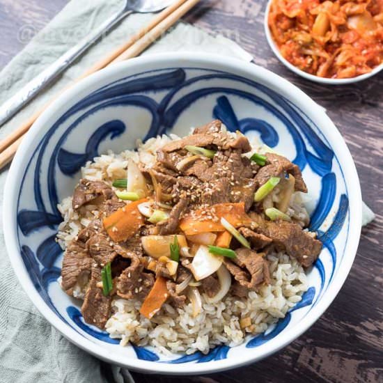 Quick and Easy Korean Beef Bulgogi