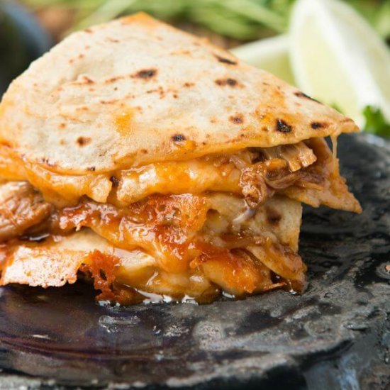 CAFE RIO SWEET PORK QUESADILLA